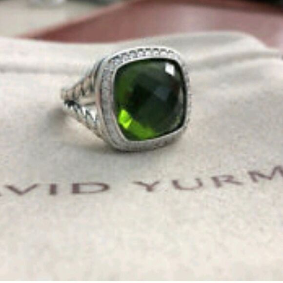DAVID YURMAN ALBION 14MM PRASIOLITE RING - Picture 7 of 8